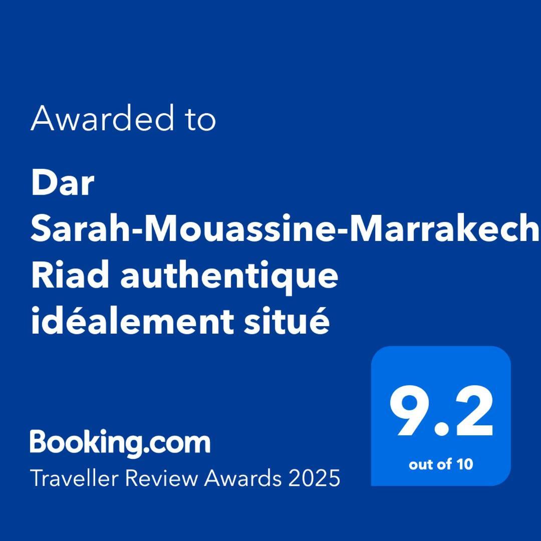 Riad Dar Sarah-marrakech, Authentique Idéalement Situé.